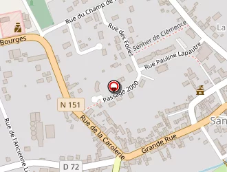 Carte de La Poste à Sancergues