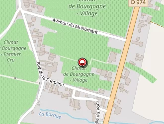 Carte de La Poste à Vosne-romanée