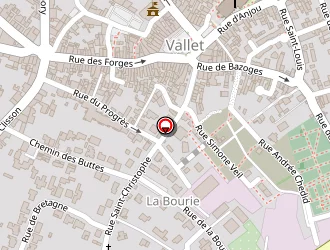 Carte de Léo Lagrange Ouest à Vallet