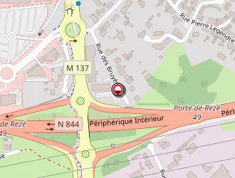 Carte de Le Comptoir Seigneurie Gauthier à Rezé