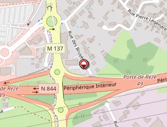 Carte de Bahu Transports à Rezé