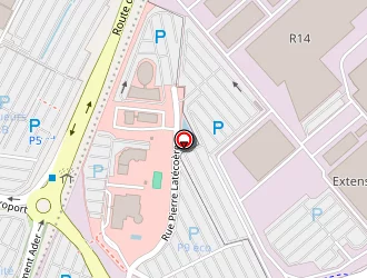 Carte de B & B Hôtel à Bouguenais