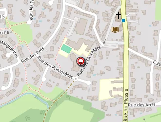 Carte de Ecole Privée Mixte Sainte Anne à Brains