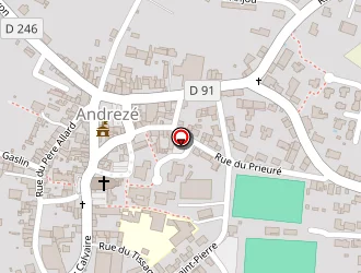 Carte de Ecole Sources Vives Primaire à Andrezé