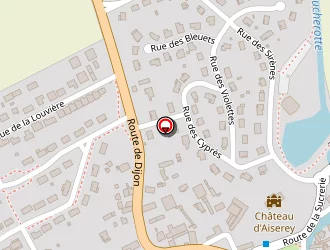 Carte de La Poste à Aiserey