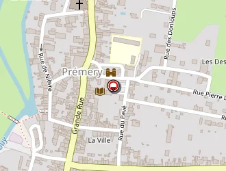 Carte de Les Colchiques à Prémery