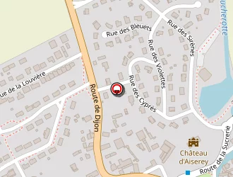 Carte de Piscines Burgondes à Aiserey