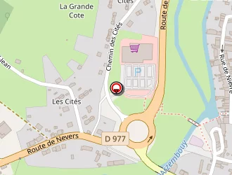 Carte de Garage Flégar à Prémery