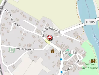 Carte de Au Cas Par K à Thoraise