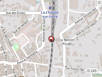 Carte de Hôtel La Pomme D'or à Charité-sur-loire (la)