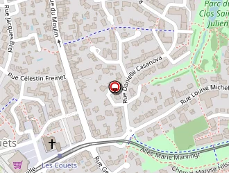 Carte de Neau à Bouguenais