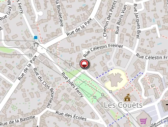 Carte de La Poste à Bouguenais