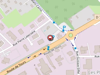 Carte de Bcl Contrôle Technique à Chinon