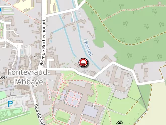 Carte de Agence Bourbon à Fontevraud-l'abbaye