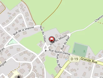 Carte de La Poste à Vercel-villedieu-le-camp