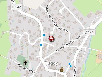 Carte de Salle Polyvalente à Pugey