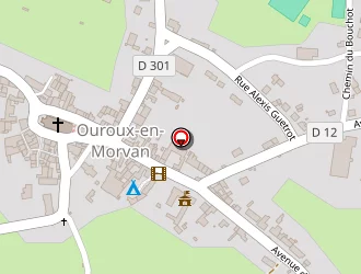 Carte de La Poste à Ouroux-en-morvan