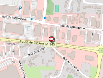 Carte de Stores Nantais à Vertou