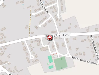 Carte de Salle Des Fetes à Rians