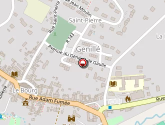 Carte de Moreau Antony à Genillé