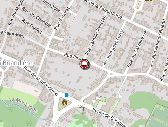 Carte de Village Retraite Les Sables Rouge à Montagne (la)