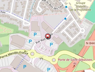 Carte de Boutique Orange à Saint-sébastien-sur-loire