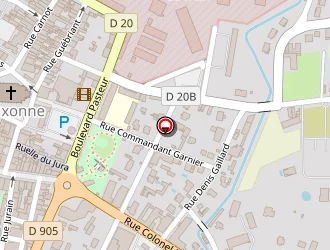 Carte de Courteaux Audrey à Auxonne