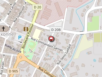 Carte de Paroisse à Auxonne