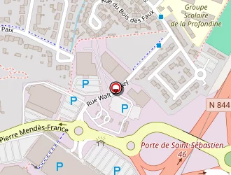 Carte de Trésor à Saint-sébastien-sur-loire