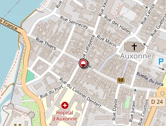 Carte de Flanagane à Auxonne