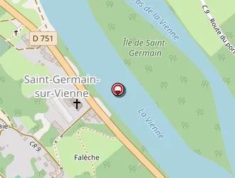 Carte de Petit Saint Germain à Saint-germain-sur-vienne