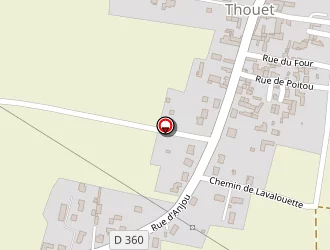 Carte de Belanger à Artannes-sur-thouet