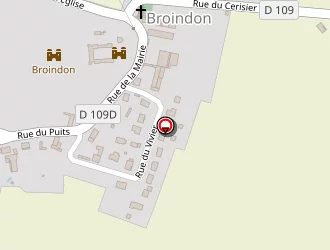 Carte de Pro Clim Services à Broindon