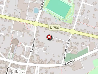 Carte de Peugeot Humeau  Réparateur Agréé à Jallais