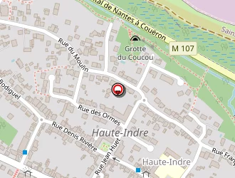 Carte de Deveaux Bernard à Indre