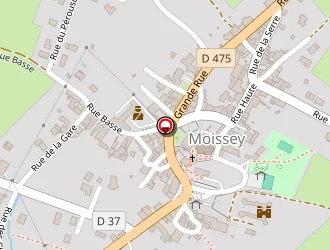 Carte de La Poste à Moissey