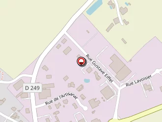 Carte de Brouard Entreprise à Jallais