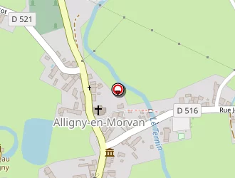 Carte de La Poste à Alligny-en-morvan