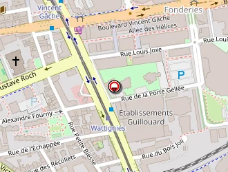 Carte de Valentin Hauy à Nantes