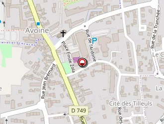 Carte de Dekra Bcl Contrôle Technique Affilié à Avoine