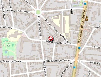 Carte de Centre Communal D'action Sociale (maison De Retraite Ehpad) à Nantes