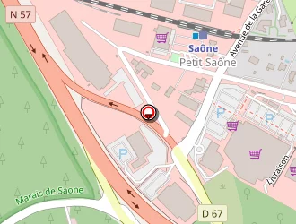 Carte de Vam'da à Saône