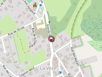 Carte de Le Vezois à Vèze (la)