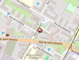 Carte de Paroisse St Yves à Nantes