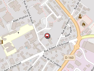 Carte de Dhl Express à Chemillé