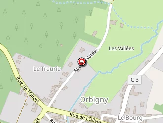 Carte de Deschamps Michel à Orbigny