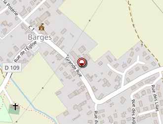 Carte de Commune De Barges à Barges