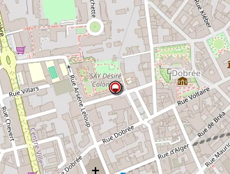 Carte de Isefac Bachelor à Nantes