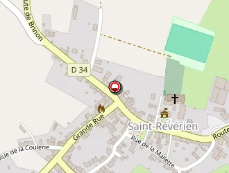 Carte de Stade Municipal à Saint-révérien