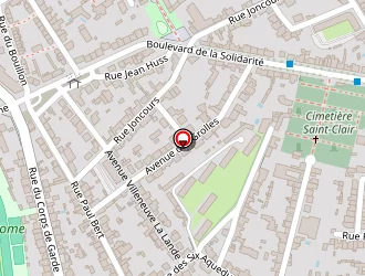 Carte de Le Mentec Antony à Nantes